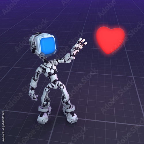 Live Screen Robot, Heart Virtual