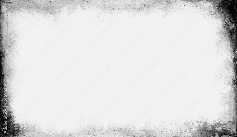 Vintage border texture. Old overlays effect for film , copyspace. Stock