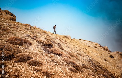 Traveler woman hiking © Anna Om