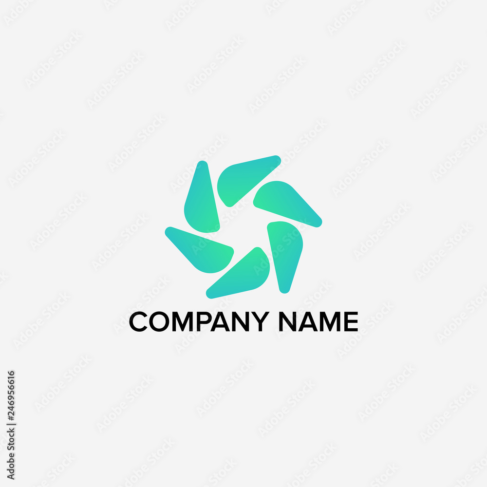 Fototapeta premium Logo design and logo template