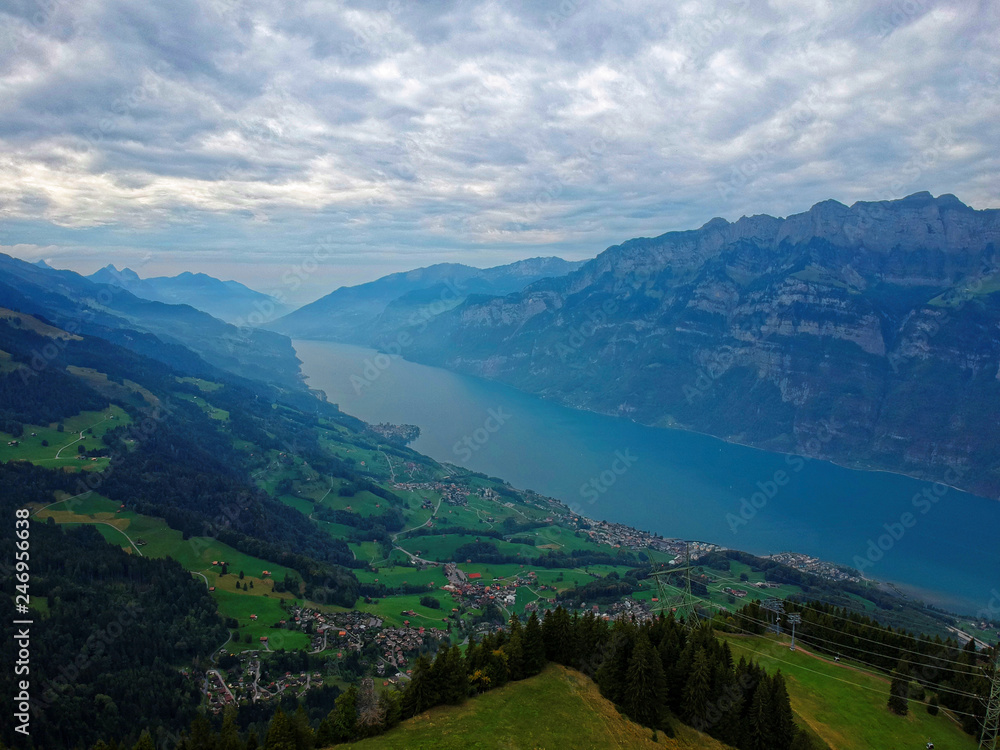 Walensee at Switzerland Walensee at Switzerland