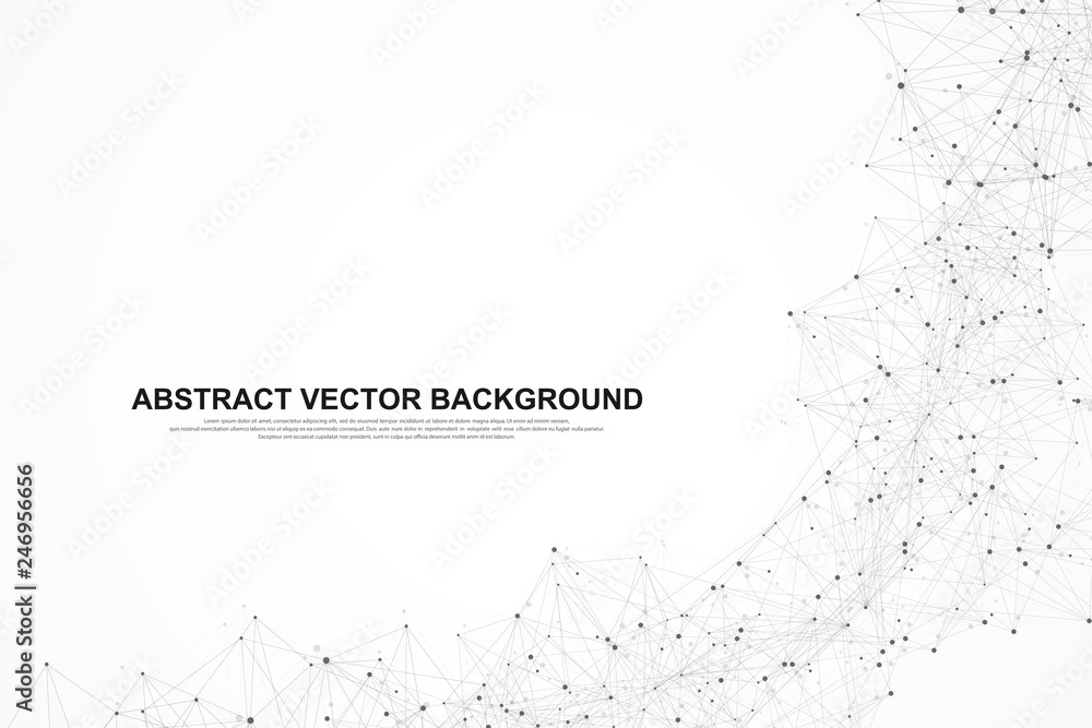 Global network connections with points and lines. Technology vector illustration. Global network connections with points and lines. Technology vector illustration.
