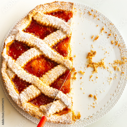 Bilde på lerret orange marmalade tart