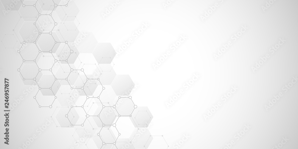 Geometric background texture with molecular structures and chemical engineering. Abstract background of hexagons pattern. Geometric background texture with molecular structures and chemical engineering. Abstract background of hexagons pattern.