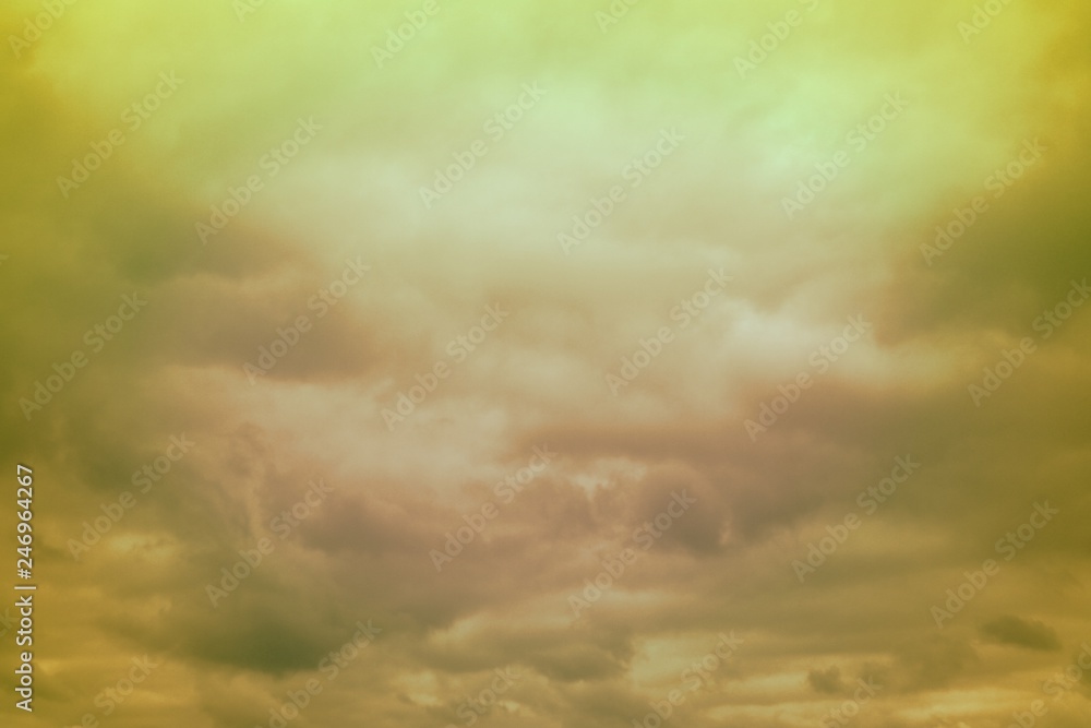 marvellous vivid heavy clouds in the sky for using in design as background.