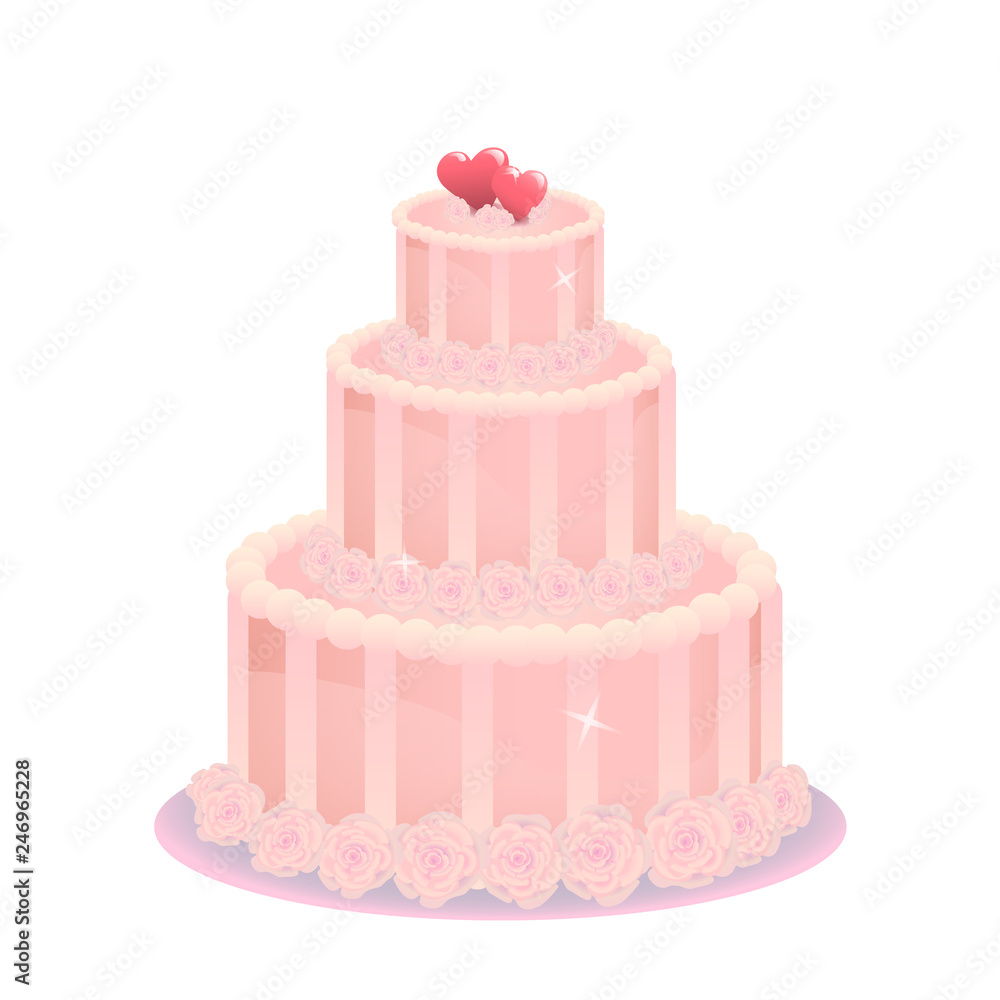 Wedding cake vector Wedding cake vector