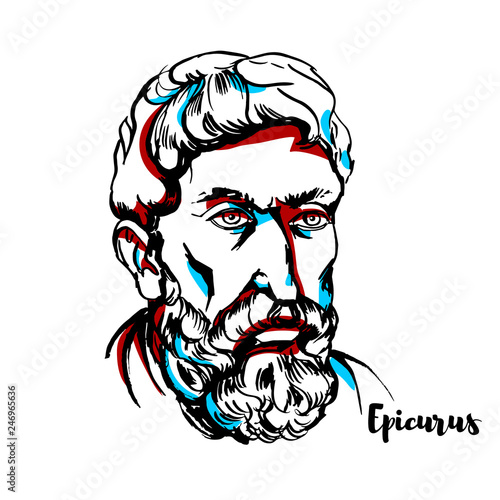 Epicurus Portrait photo