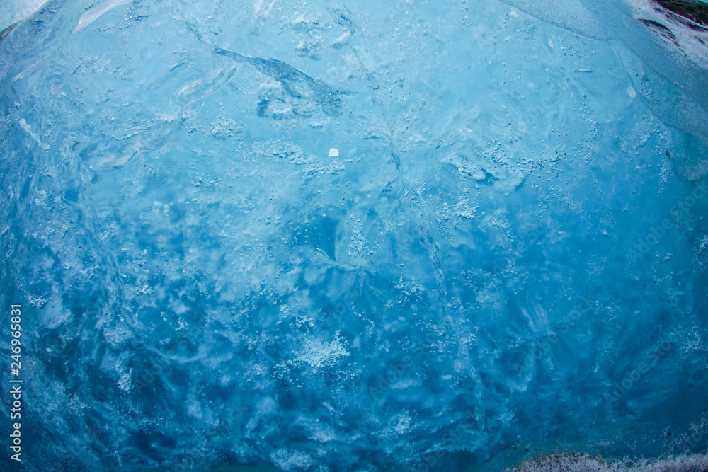 アイスランド・氷の洞窟(ヴァトナヨークトル)の氷壁 アイスランド・氷の洞窟(ヴァトナヨークトル)の氷壁