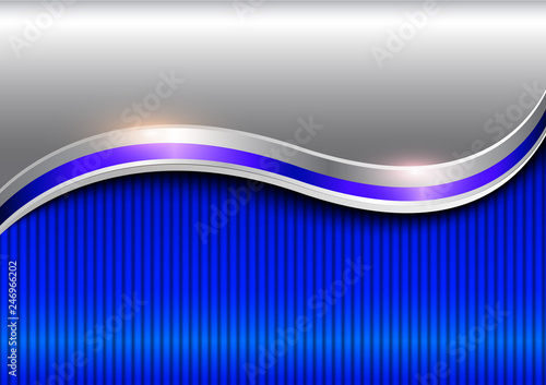 Background silver blue, elegant business vector background.