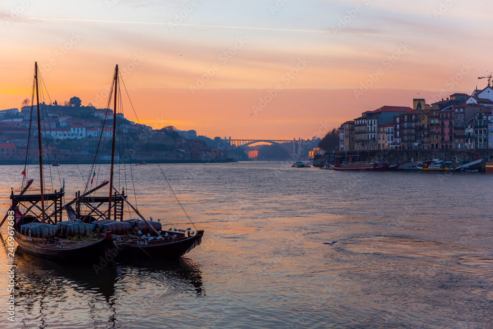 Atardecer en Oporto