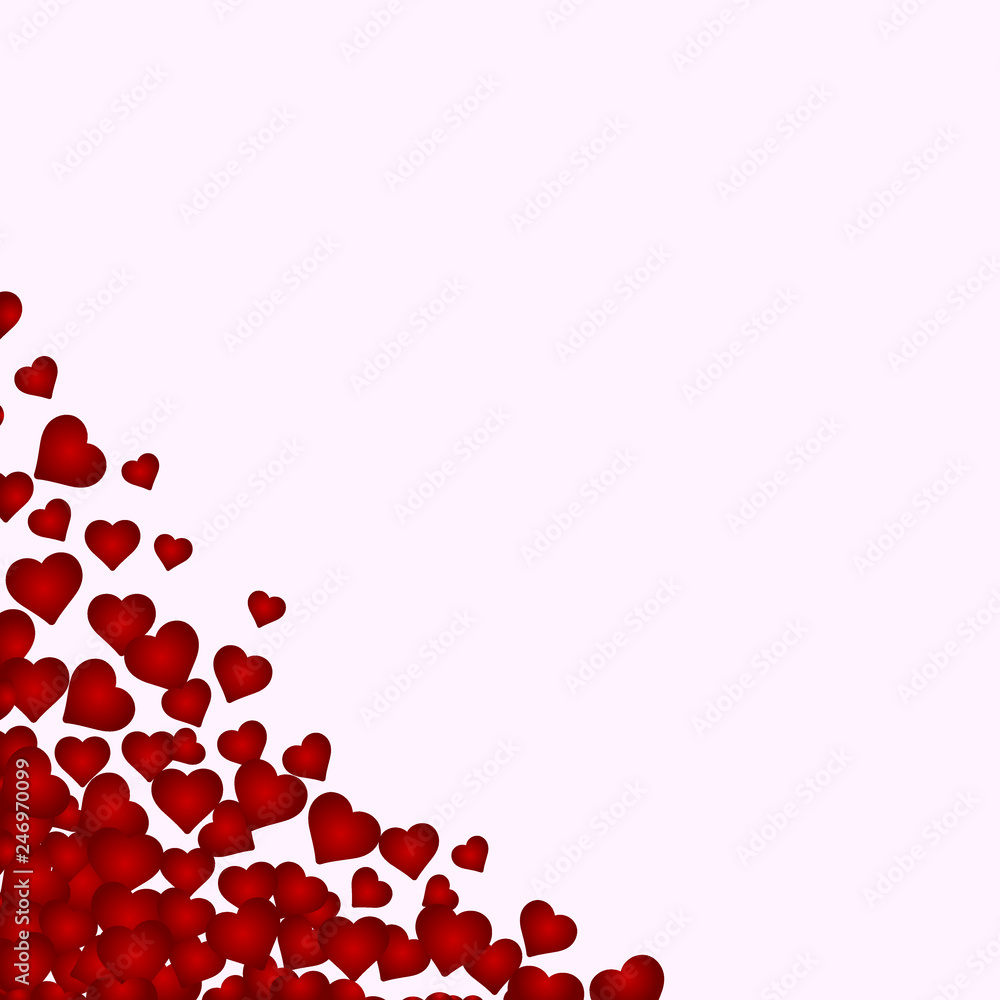Colored Heart Illustration valentine's day card elegant festive vector with space for text. Symbols of tenderness and love Colored Heart Illustration valentine's day card elegant festive vector with space for text. Symbols of tenderness and love