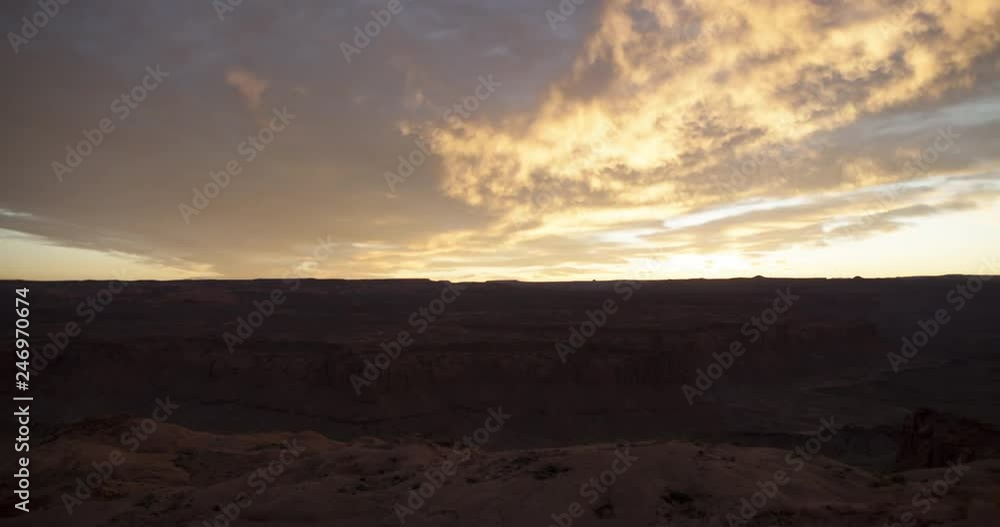 Sunrise over canyon of the Dirty Devil River near Hanksville, Utah. Sunrise over canyon of the Dirty Devil River near Hanksville, Utah.