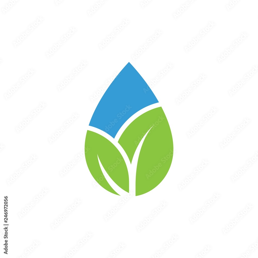Eco flat vector icon. Ecology flat vector sign. Tree leaf flat vector icon Eco flat vector icon. Ecology flat vector sign. Tree leaf flat vector icon