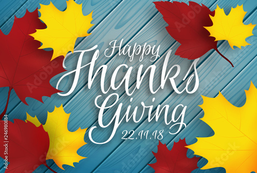 Happy thanksgiving vector background