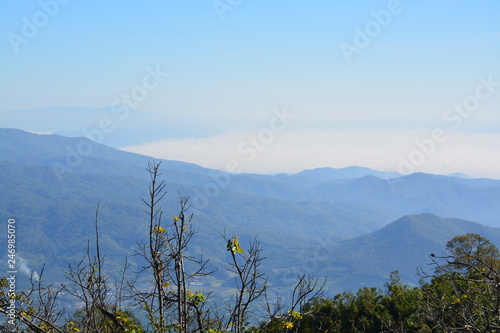landscape, lake, sky, nature, mountain,mountains, blue, view, hill