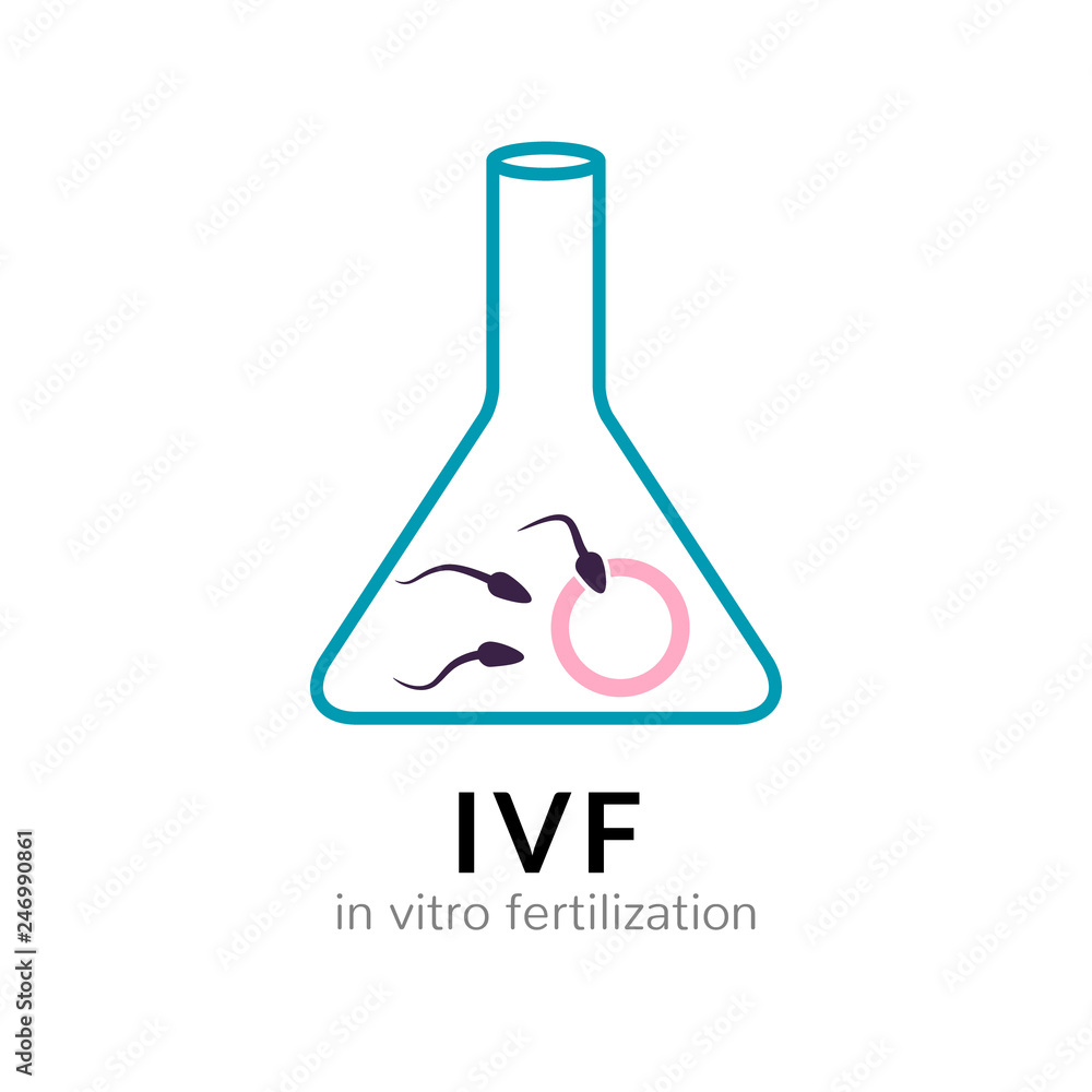 In vitro fertilisation icon. Biological insemination isolated medical infertility health vitro pregnancy In vitro fertilisation icon. Biological insemination isolated medical infertility health vitro pregnancy