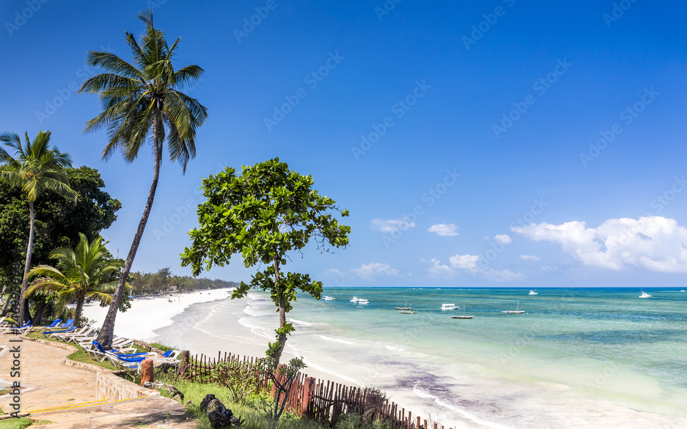 Obraz premium Amazing Diani beach seascape, Kenya