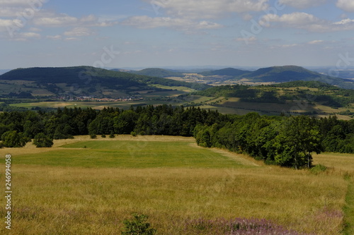 Landschaft am Ellenbogen, Biosphärenreservat Rhön, Thüringen, Deutschland
