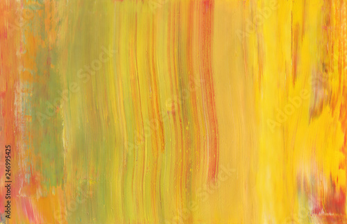Yellow red abstract painted background. Texture of oil paint. High detail & resolution. Can be used for web design, art print, textured fonts, figures, shapes, etc.