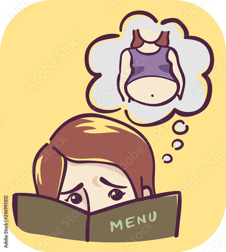Girl Symptom Anxious Food C...