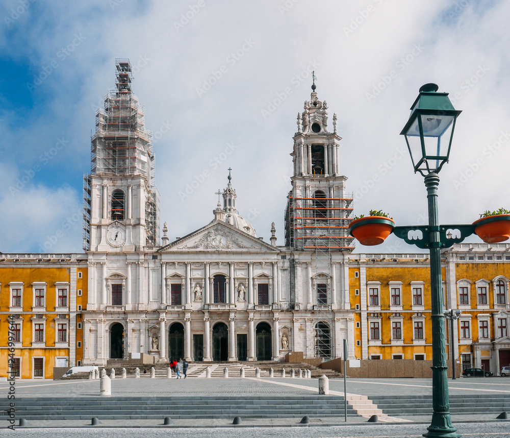 Royal Convent and Mafra's National Palace, baroque and neoclassic palace - monastery, Portugal