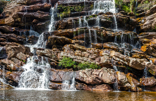 Brazil journay .Waterfall  in  the country side the  state of Minas Gerais , Brazil.  Diamantina / Serro region.