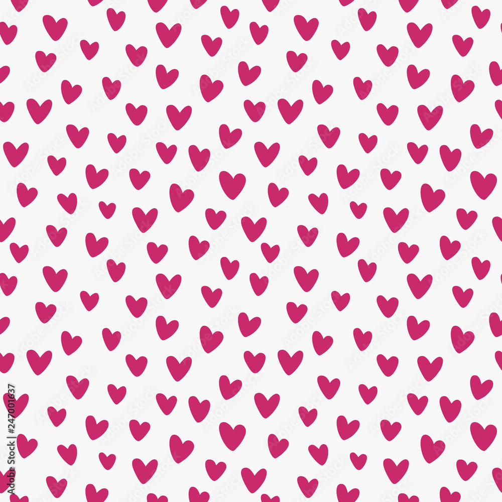 Heart Pattern. Vector Shape.