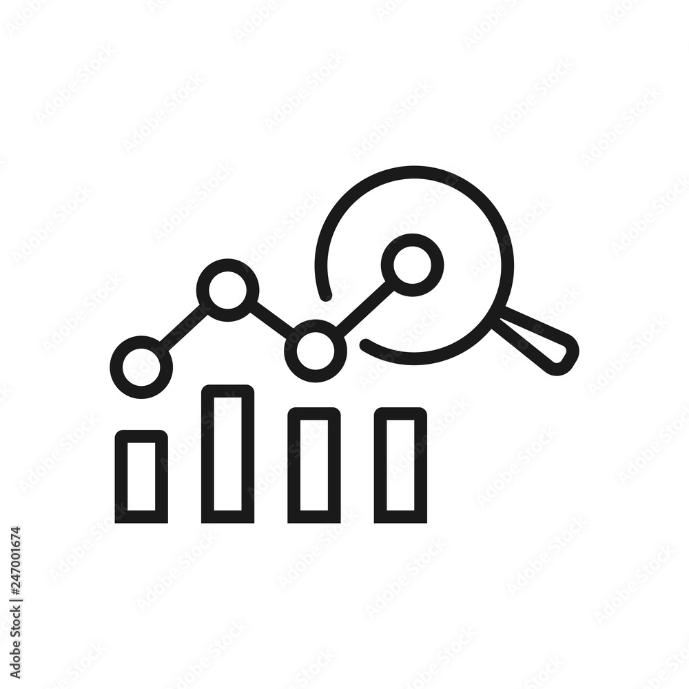 business analytics. minimal thin line web icon. simple vector illustration outline. concept for infographic, website or app. business analytics. minimal thin line web icon. simple vector illustration outline. concept for infographic, website or app.