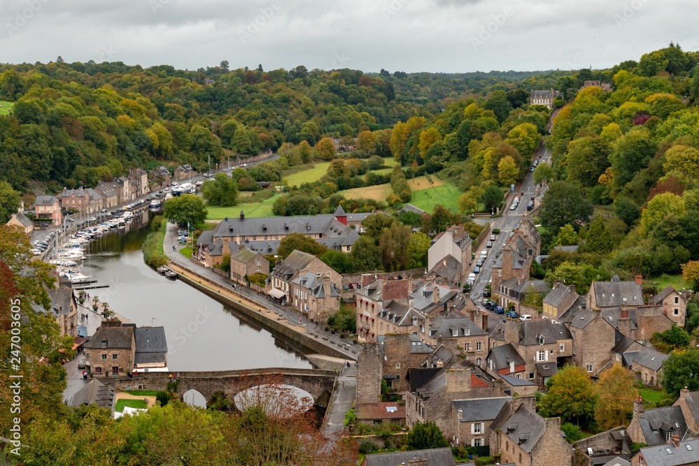aerial view  from Dinan