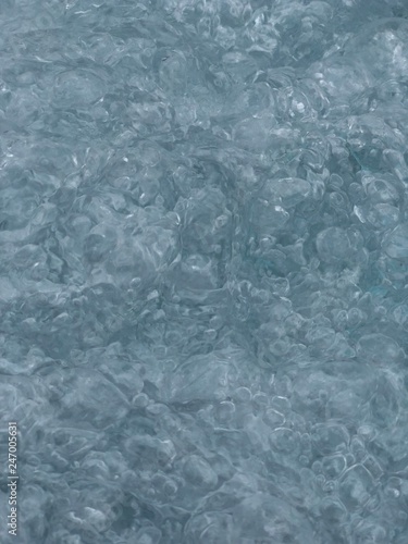 texture of ice on surface of water
