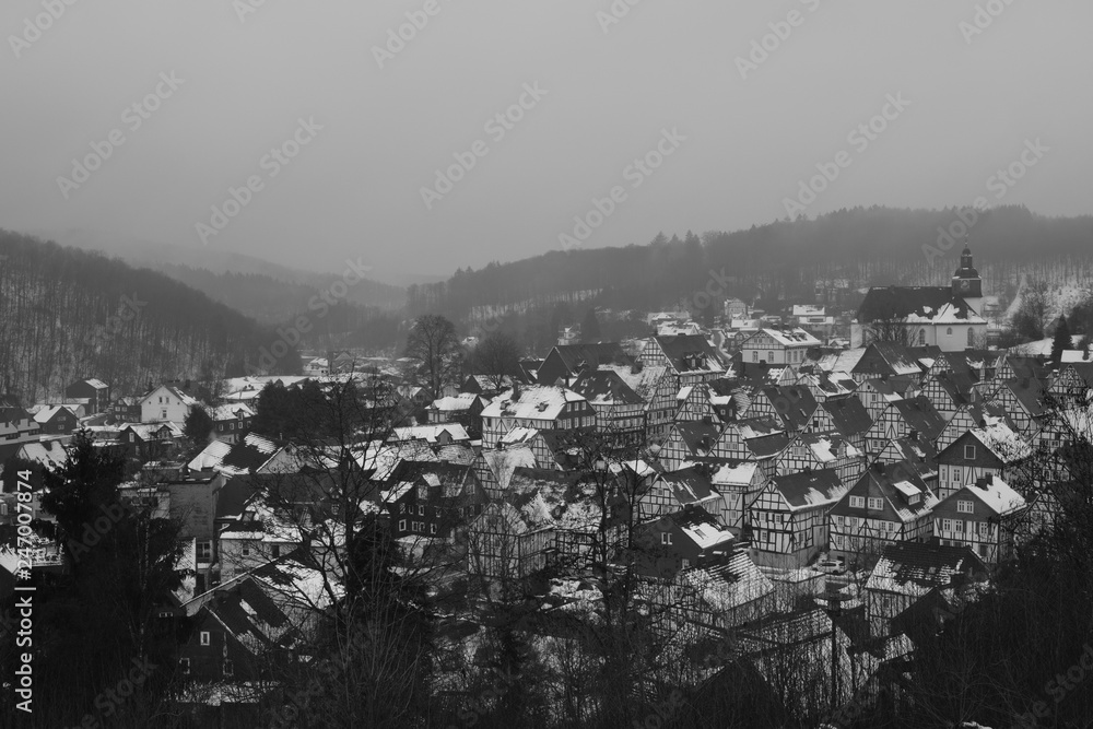Panorama of Freudenberg Germany nearby Cologne