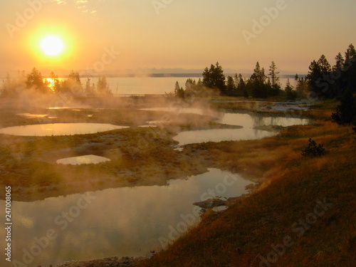 Mammoth Hot Springs in Yellowstone