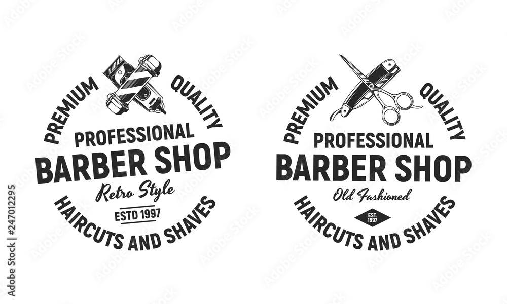 barber shop vector illustration Stock Vector