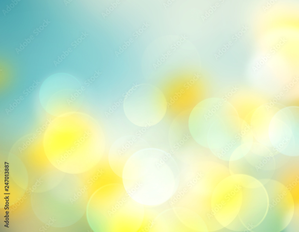 Spring yellow blue blurred background. Spring yellow blue blurred background.