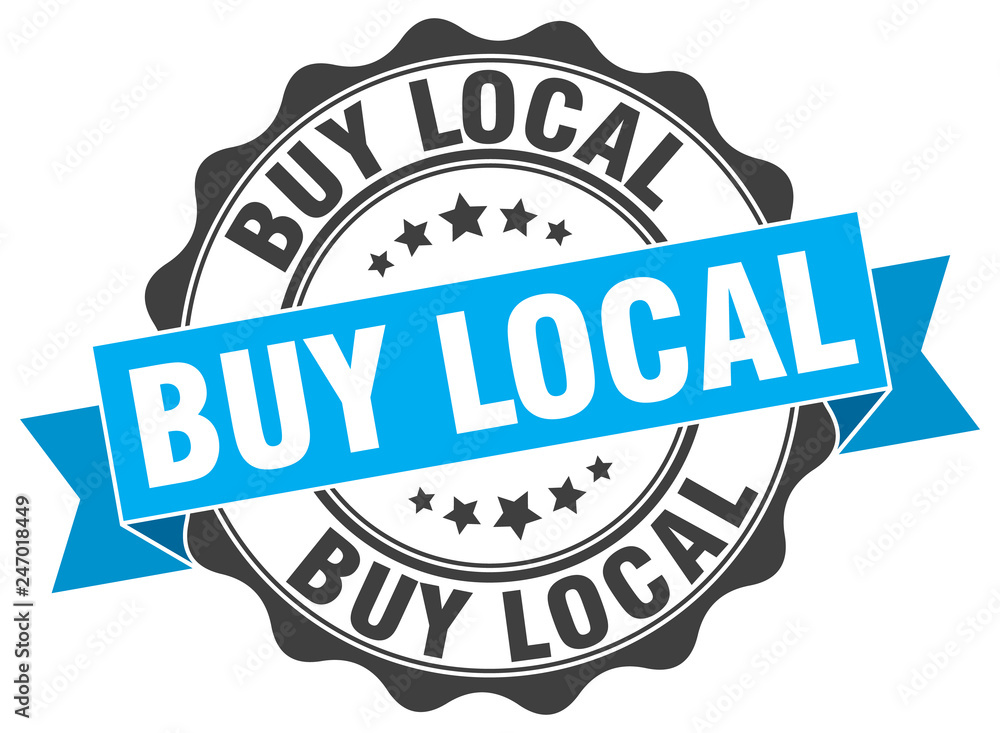 buy local stamp. sign. seal