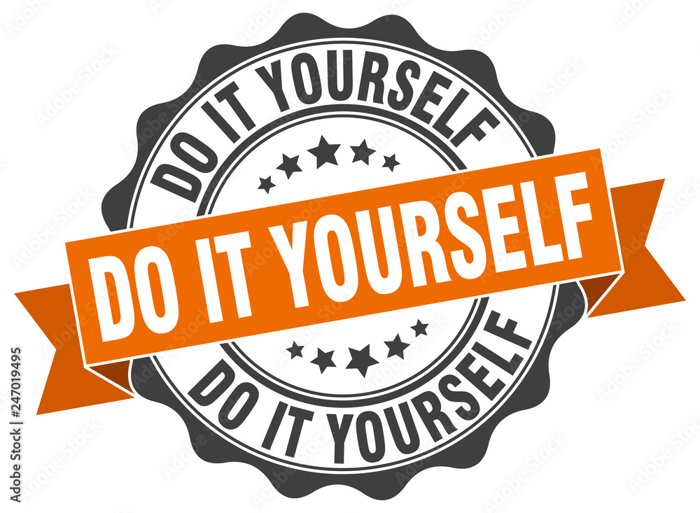 Obraz premium do it yourself stamp. sign. seal