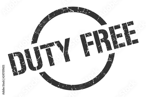 duty free stamp