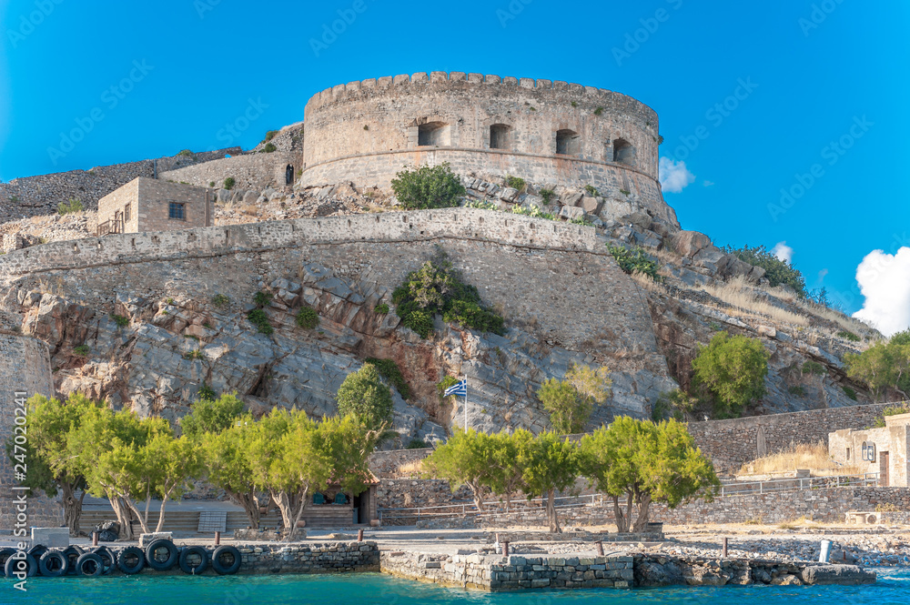 Ehemalige Festung auf der Insel Spinalonga auf Kreta