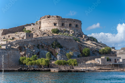 Fotografie, Obraz Ehemalige Festung auf der Insel Spinalonga auf Kreta