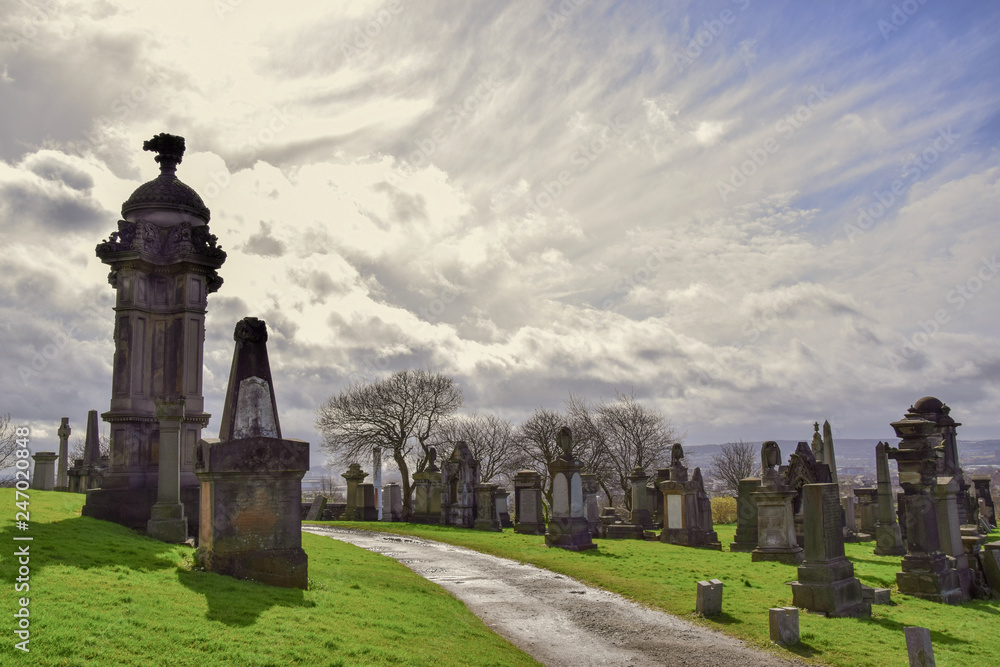 Glasgow Necropolis Friedhof