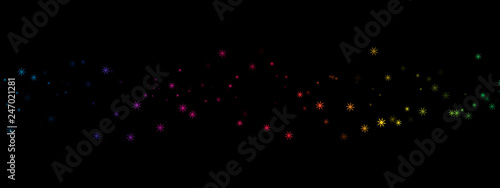 abstract background with stars