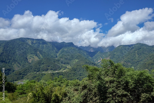 Landscape mountain view in taiwan