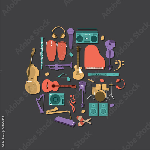 Music icons collection