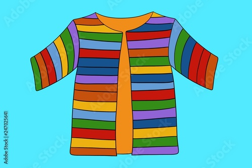 Billede på lærred Coat of Many Colors in the Biblical Story of Jospeh