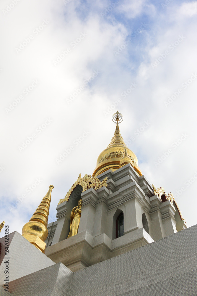 Wat Santikhiri Temple in Mae Salong, Chiang Rai, Thailand