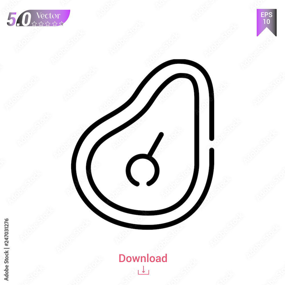 Outline steak icon isolated on white background. Line pictogram. Graphic design, mobile application, logo, user interface. Editable stroke. EPS10 format vector illustration Outline steak icon isolated on white background. Line pictogram. Graphic design, mobile application, logo, user interface. Editable stroke. EPS10 format vector illustration