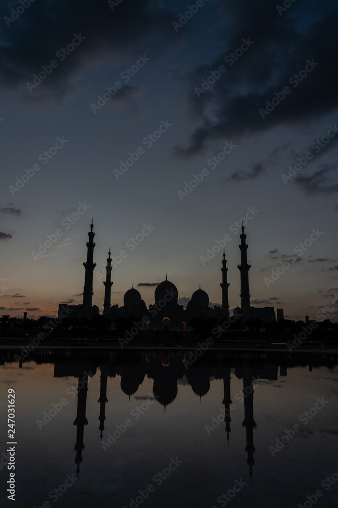 Abu dhabi grand mosque, United arabic emirates