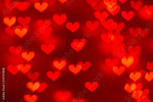 red heart background with hearts