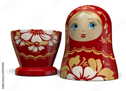 Open Russian Nesting Doll photo