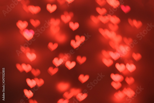 red heart background with hearts